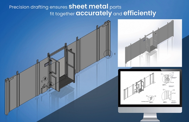 Precision Drafting in Streamlining Sheet Metal Assembly and Fitting